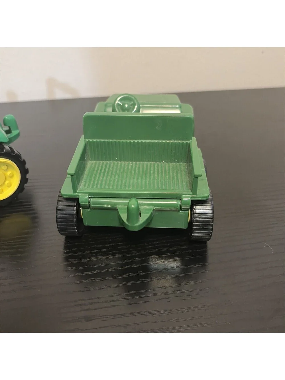 Toy John Deere Plastic Tractor And Gator With Little Drivers